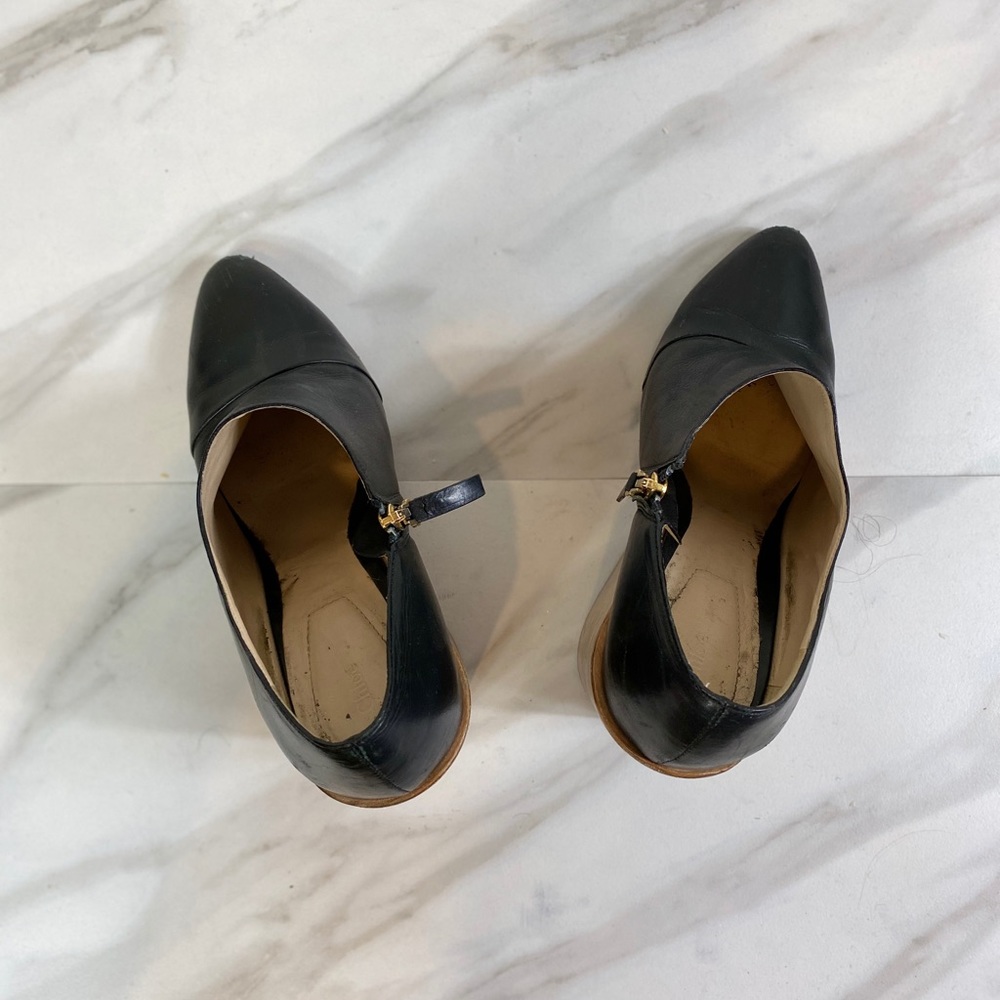 Chloe Ankle Booties w Chunky Heel - Picture 6 of 9